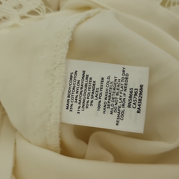 Rachel Parcell white, laced blouse - Picture 7 of 7